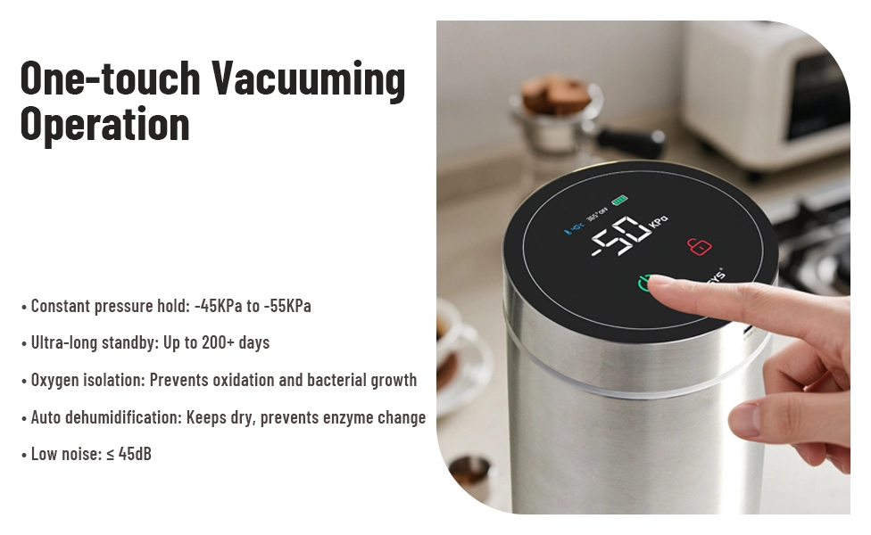 vacuum coffee canister