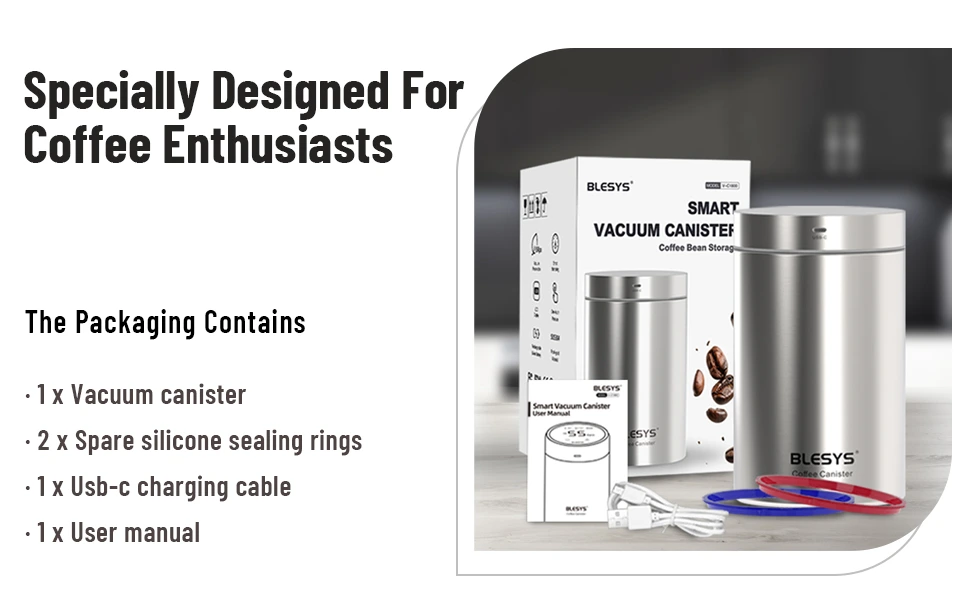 vacuum coffee canister